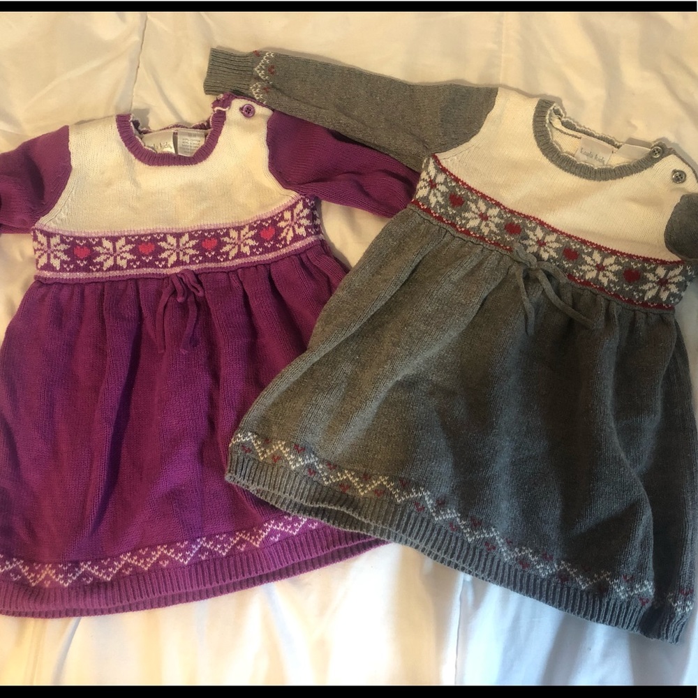 Sweater dresses.
